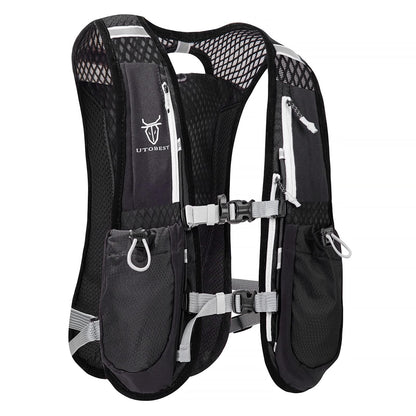 UTOBEST Laufrucksack 5L, ultraleichter Trinkrucksack reflektierend mit atmungsaktivem Meshgewebe