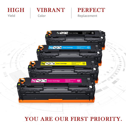 Toner Kingdom kompatible Tonerkartusche HP 131X CF210X - Schwarz