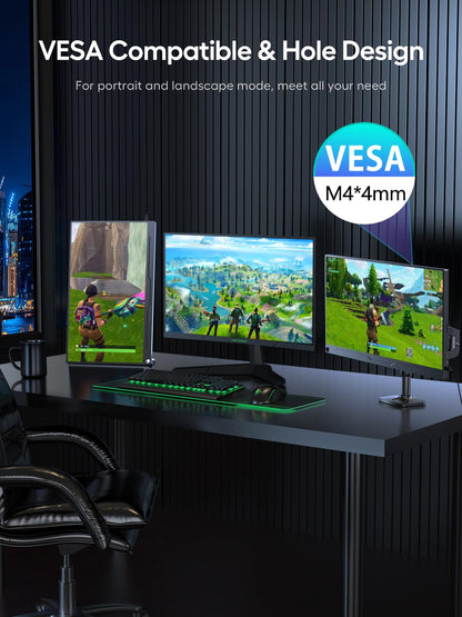 UPERFECT 18,5 Zoll 120Hz Portable Gaming Monitor – IPS Full HD