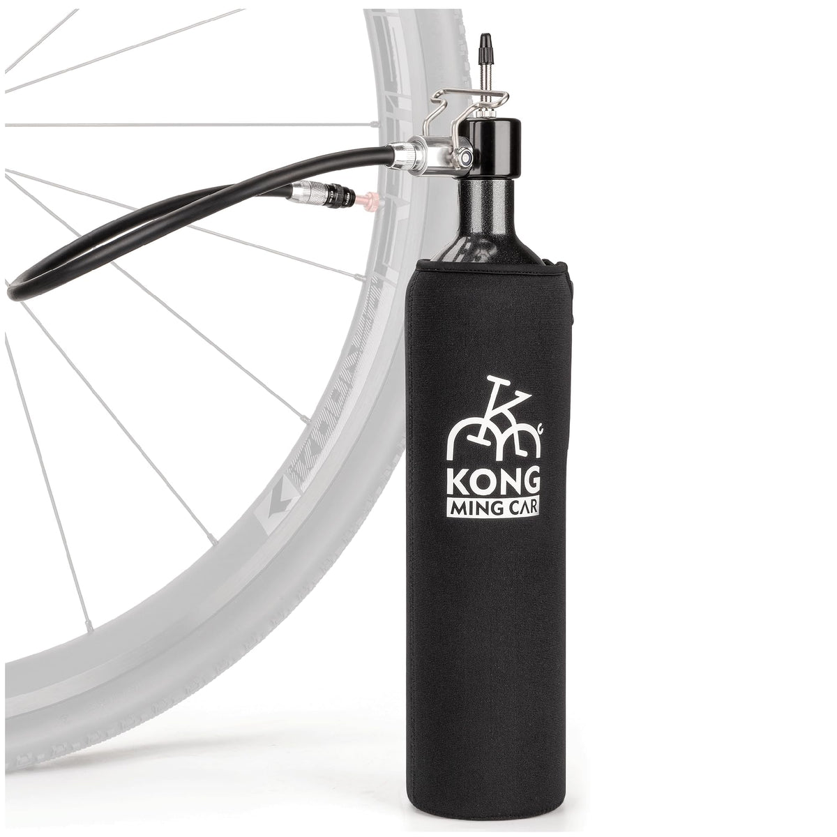 KONG MING CAR Tubeless Reifen-Booster 1,1 L für Presta-Ventile aus Aluminium