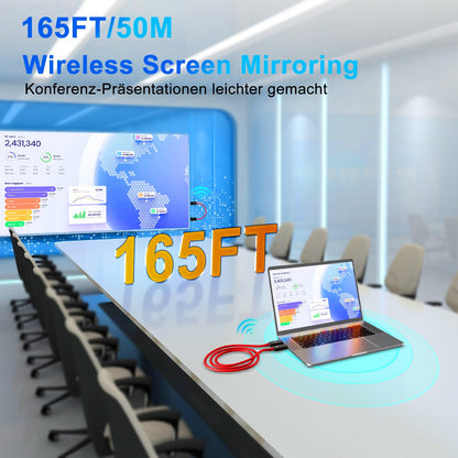 HDMI Funkübertragung 4K 5.8G Streaming Set - Rot