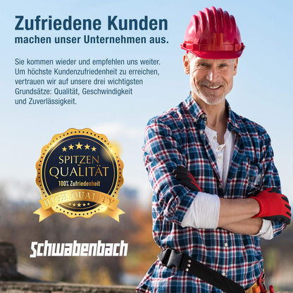 SCHWABENBACH SDS Max Meissel-Set 400 mm 4-teilig mit Fliesenmeissel