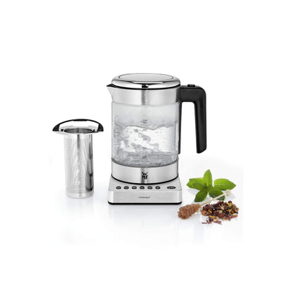 WMF Küchenminis 2in1 Vario Wasserkocher Teekocher Glas 1,0l