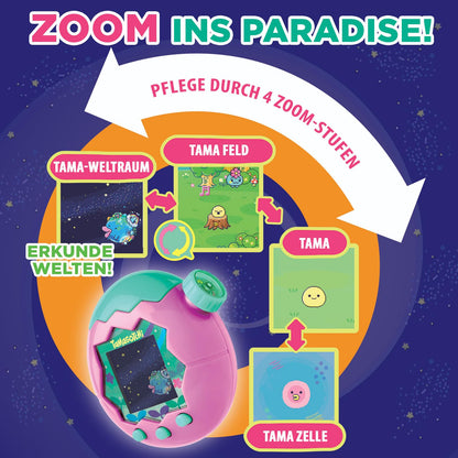Bandai Tamagotchi Paradise Wasser Virtuelles Haustier Deutsch Blau