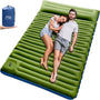 Myxslop Isomatte Doppel 12cm - selbstaufblasend. Rechteckig, bietet hohen Schlafkomfort und Isolation für zwei Personen beim Camping.