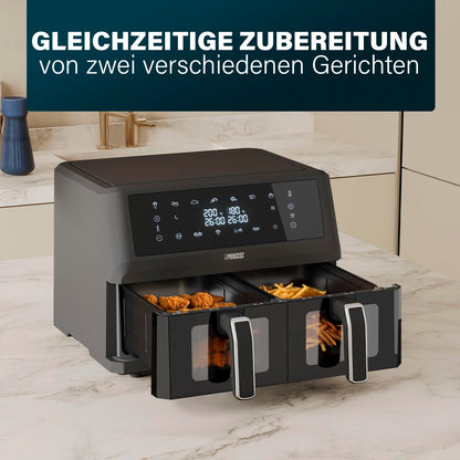 Princess XXL Heissluftfritteuse 11L Doppelkorb - 182276