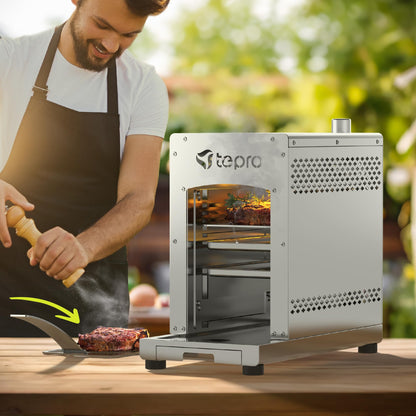 tepro Steakgrill Toronto Gasgrill, Keramik-Infrarotbrenner, 800 Grad