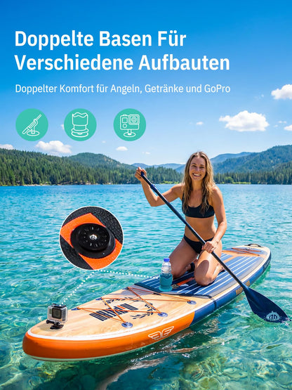 Niphean SUP Board Extra Gross aufblasbar 335 cm, 250 kg Tragkraft