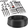 Sellnet Tropfrohr 16 mm druckkompensiert 100 m Tropfbewässerung Set aus PE-Rohr mit Anschlusszubehör
