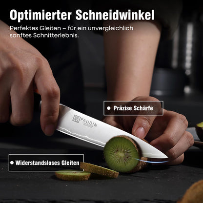 PAUDIN Messerset 2-teilig, Kochmesser 20 cm & Allzweckmesser 12,7 cm