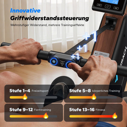 MERACH Rudergerät R15B4, klappbare Magnet-Rudermaschine für Zuhause