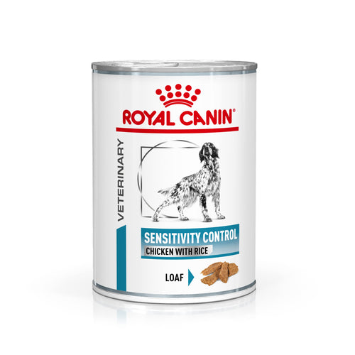 ROYAL CANIN Sensitivity Control Hundefutter Huhn mit Reis 12 x 410 g, Mousse-Nassfutter in Dosen