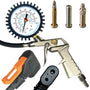 F26 Druckluft-Reifenfüller Kompressorpistole mit Manometer AV/SV/DV, Metallkonstruktion