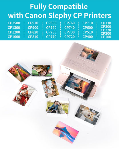 MarkField KC-108IP Fotopapier und Farbband für Canon Selphy CP1500