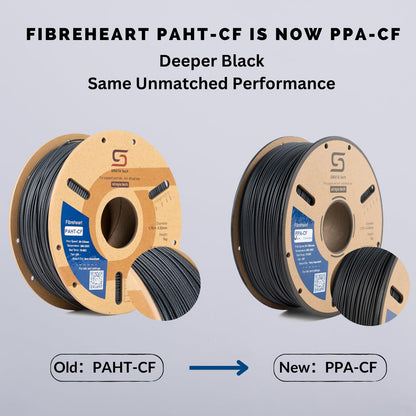 Siraya Tech Fibreheart PPA-CF Kohlefaser-Nylon Filament - Schwarz 1kg