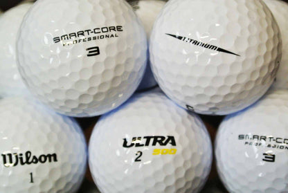 lbc-sports Wilson Mix Golfbälle, 50 Lakeballs weiss, PremiumSelection