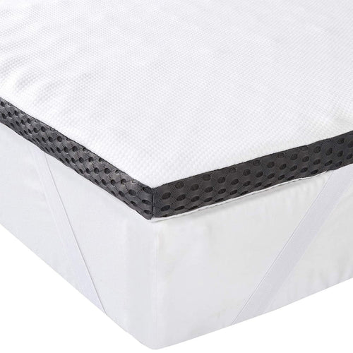 Amazon Basics Memoryschaum Matratzenauflage - 120x200x4 cm weiss. Optimiert Schlafkomfort durch Körperanpassung.