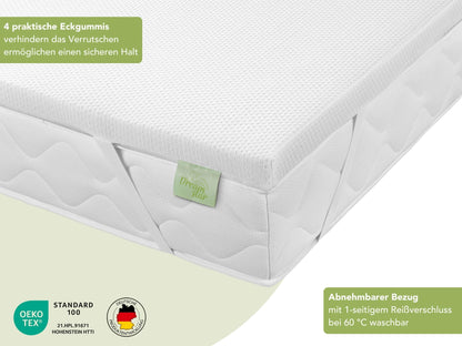 DREAMSTAR Easy Dream Matratzentopper Kaltschaum H4 140x200 cm