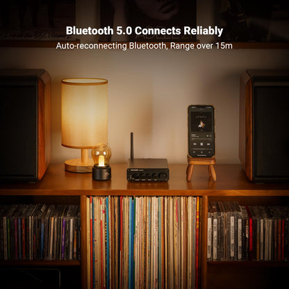 Fosi Audio BT30D Pro Bluetooth HiFi Verstärker 2.1 Kanal
