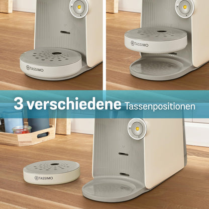 Bosch Tassimo finesse Kapselmaschine TAS167P mit INTELLIBREW, 1400 W