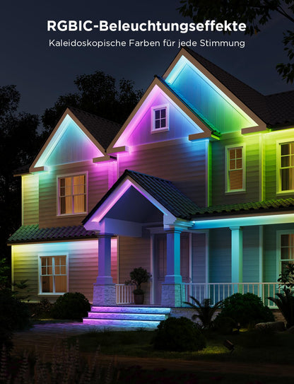Govee LED Strip Outdoor RGBIC 10 m IP65 mit App- und Sprachsteuerung