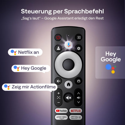 Aurzen Eazze D1G Smart Beamer Full HD mit Google TV, Weiss