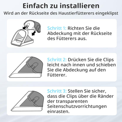 Baofum Rückabdeckung für Mikrochip-Futterautomat, 2er-Pack