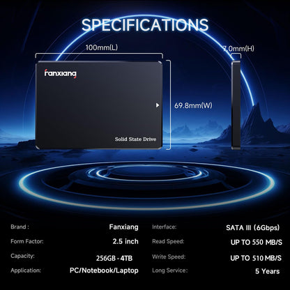 fanxiang S101Q SATA SSD 1TB - 2.5 Zoll Internes Laufwerk