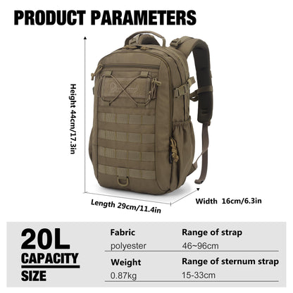 Mardingtop M6700 Trekkingrucksack 20L mit MOLLE-System