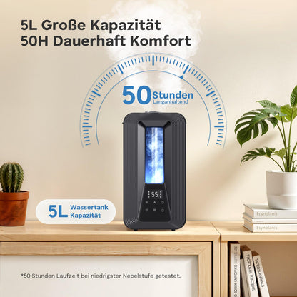 AROEVE 5L Top Fill Luftbefeuchter - Ultraschall Aroma Diffuser