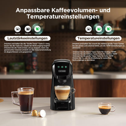 Warriors1 5in1 Multi Kapselmaschine - Gemahlen Kaffee