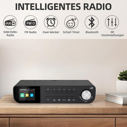 LFF Küchenradio DAB+ Tragbar - Bluetooth & Farbdisplay