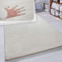 Paco Home Shaggy Kunstfell Teppich - Creme 160x230 cm, rechteckiger Hochflor in Creme. Wärmt den Boden und verschönert Wohnräume.
