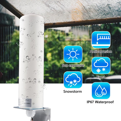 BOOBRIE 4G 5G LTE Antenne Outdoor 10dBi mit 5 m RG58 SMA Kabel