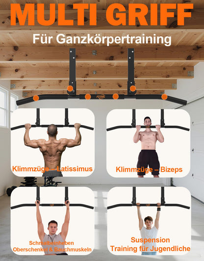 Fitarc Klimmzugstange zur Balkenmontage für das Krafttraining zu Hause