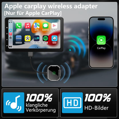Universal CarPlay Wireless Adapter für iPhone – Wired zu Wireless