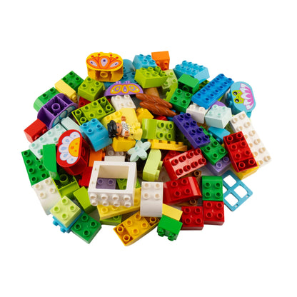 LEGO DUPLO Steine bunt gemischt, 100 Stück – Basic Steine