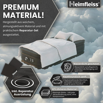 Heimfleiss Luftbett selbstaufblasend 100x200 cm für 1 Person