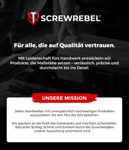 SCREW REBEL Terrassenschraube ST-FIX Edelstahl C1 5 x 70 mm 500 Stück