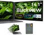 Blackview SCM6 Laptop Bildschirmerweiterung 14 Zoll FHD IPS, flacher tragbarer Monitor mit Ständer