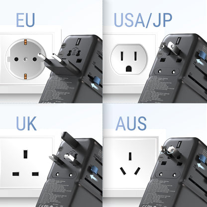 MINIX 170W GaN Reiseadapter Weltweit - 3C1A USB Ports