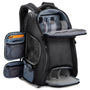 K&F CONCEPT Kamerarucksack wasserdicht mit Laptopfach, schwarz, für Kamera, Objektive und Drohne