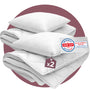 EVAN BROWNS Bettenset 135x200 cm, 4-teilig, Bettdecken und Kissen mit Steppung