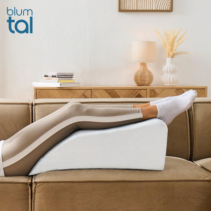 Blumtal Ergonomisches Venenkissen, höhenverstellbares Beinkissen, Grau