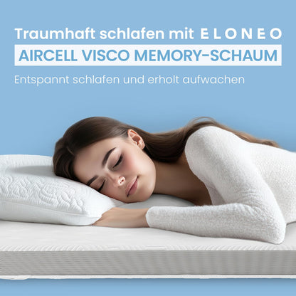 ELONEO visco Matratzentopper 80x200cm - 5cm Memory Foam