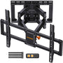 Perlegear TV Wandhalterung PGLF8 für 42-90 Zoll TVs bis 68 kg, Stahl, doppelte Gelenkarme