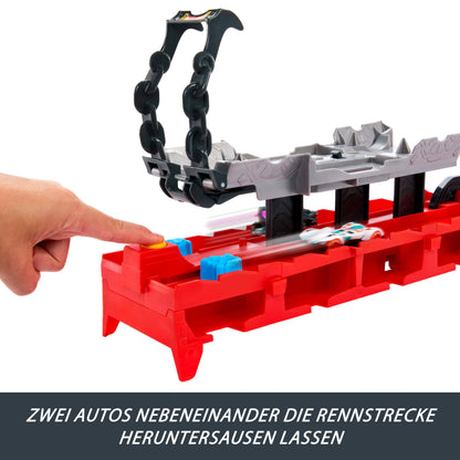Hot Wheels City Drachentransporter 2-in-1 Spielzeugauto-Trackset JKJ79