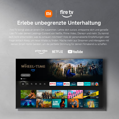 Xiaomi F Pro 4K UHD QLED Smart TV mit Fire TV - 50 Zoll