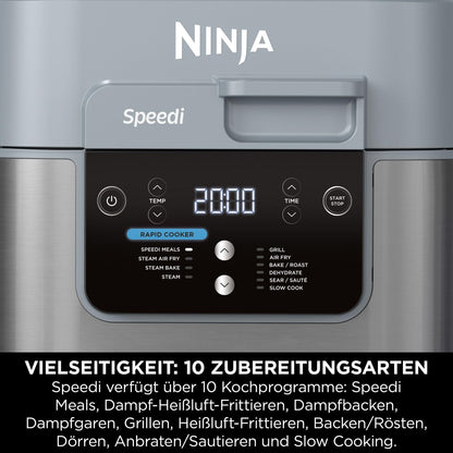 Ninja Speedi ON400EU 10-in-1 Multikocher mit Heissluftfritteuse, 5,7 l