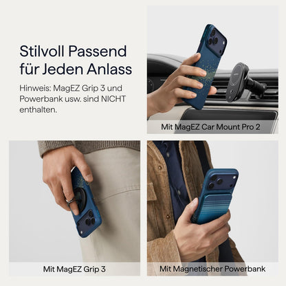 pitaka iPhone 17 Pro Max ultradünne Aramid Hülle - Milchstrasse